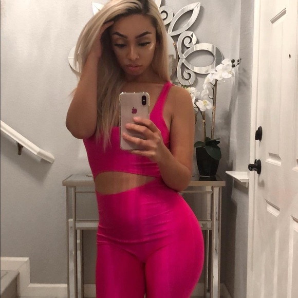 Hot Pink Jumpsuit - Picture 1 of 1